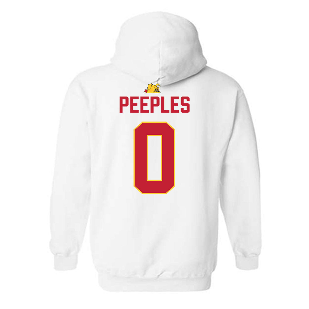 Ferris State - NCAA Football : Kevin Peeples - 5 years National Champions Hooded Sweatshirt-1