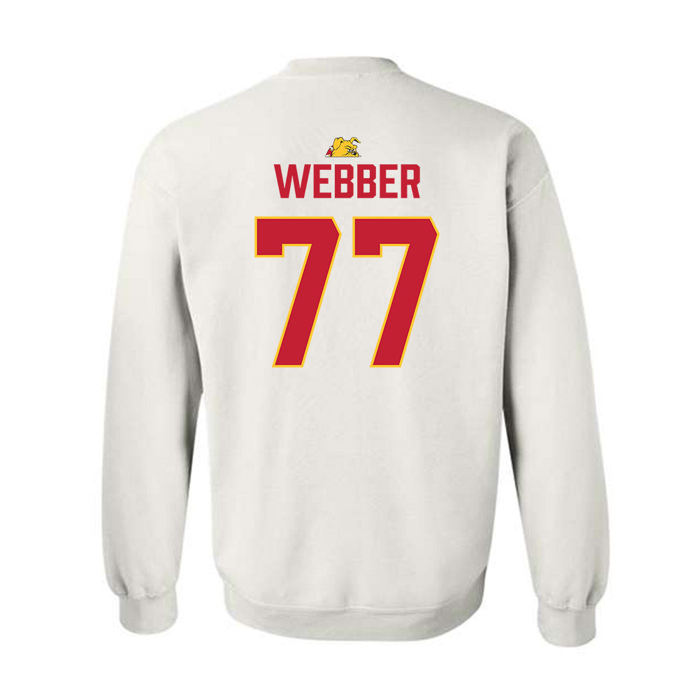 Ferris State - NCAA Football : Tyrone Webber - 5 years National Champions Crewneck Sweatshirt-1