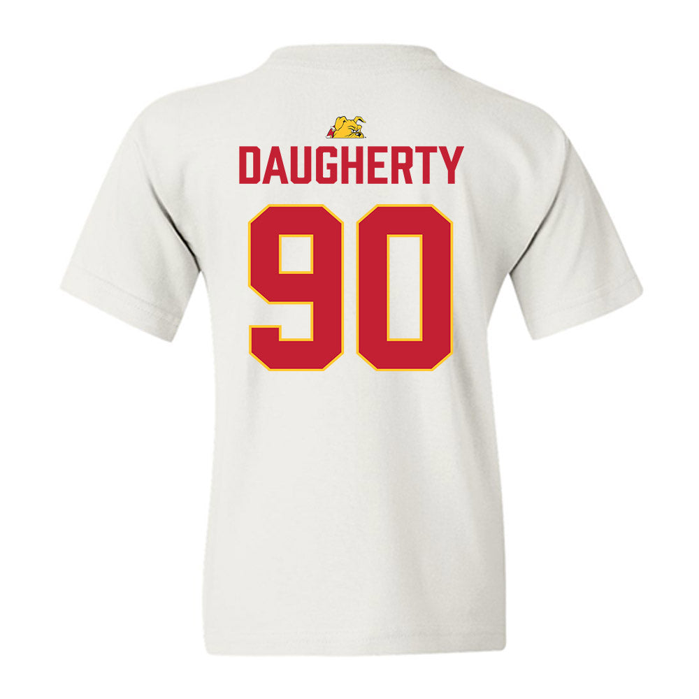 Ferris State - NCAA Football : Royce Daugherty - 5 years National Champions Youth T-Shirt-1