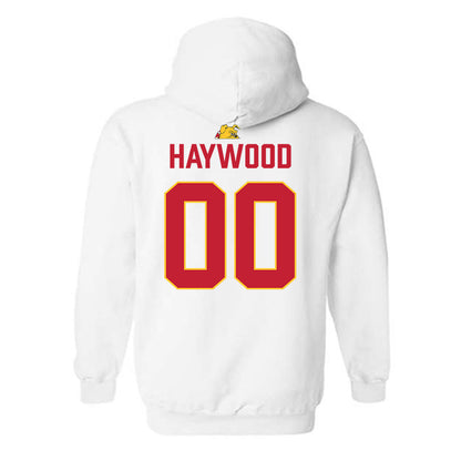Ferris State - NCAA Football : Zackory Haywood - 5 years National Champions Hooded Sweatshirt-1