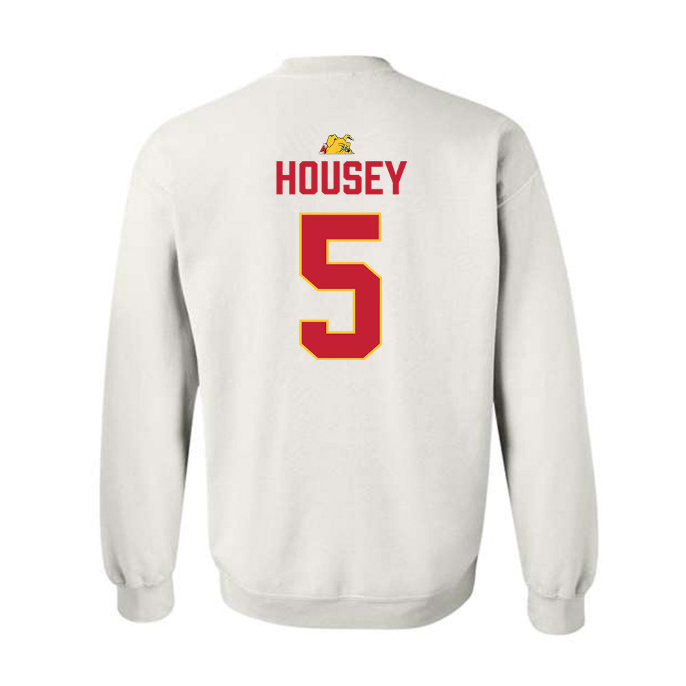 Ferris State - NCAA Football : Jeremiah Housey - 5 years National Champions Crewneck Sweatshirt-1