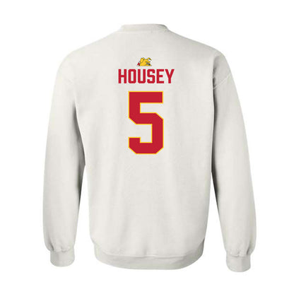 Ferris State - NCAA Football : Jeremiah Housey - 5 years National Champions Crewneck Sweatshirt-1