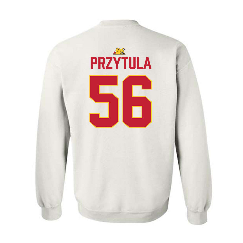 Ferris State - NCAA Football : Ben Przytula - 5 years National Champions Crewneck Sweatshirt-1