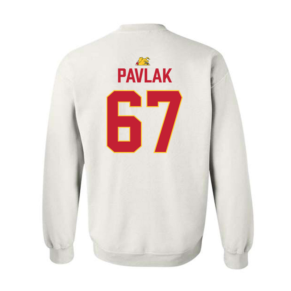 Ferris State - NCAA Football : Avery Pavlak - 5 years National Champions Crewneck Sweatshirt-1