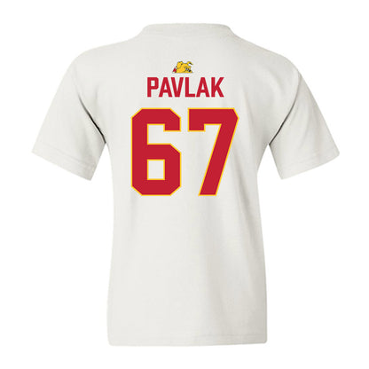 Ferris State - NCAA Football : Avery Pavlak - 5 years National Champions Youth T-Shirt-1