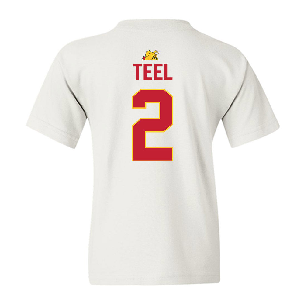 Ferris State - NCAA Football : Odell Teel - 5 years National Champions Youth T-Shirt-1