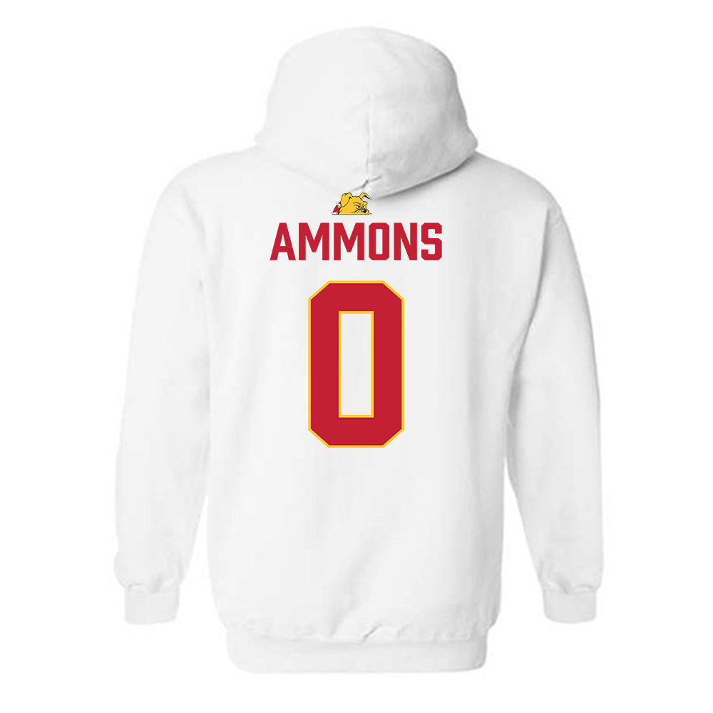 Ferris State - NCAA Football : Jaylon Ammons - 5 years National Champions Hooded Sweatshirt-1