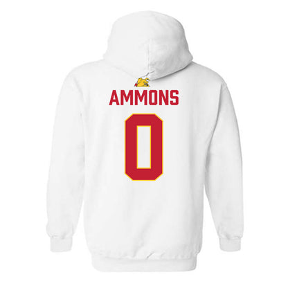 Ferris State - NCAA Football : Jaylon Ammons - 5 years National Champions Hooded Sweatshirt-1