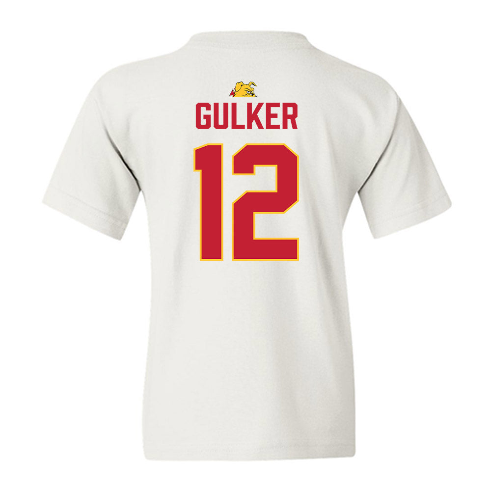 Ferris State - NCAA Football : Carson Gulker - 5 years National Champions Youth T-Shirt-1