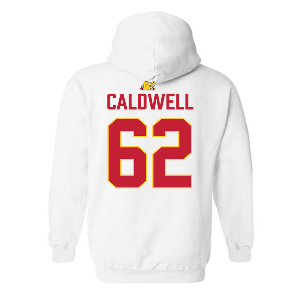 Ferris State - NCAA Football : Kaharri Caldwell - 5 years National Champions Hooded Sweatshirt-1