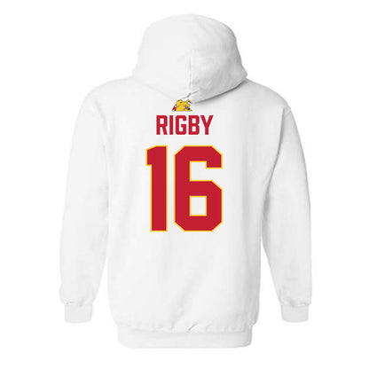 Ferris State - NCAA Football : Tre Rigby - 5 years National Champions Hooded Sweatshirt-1