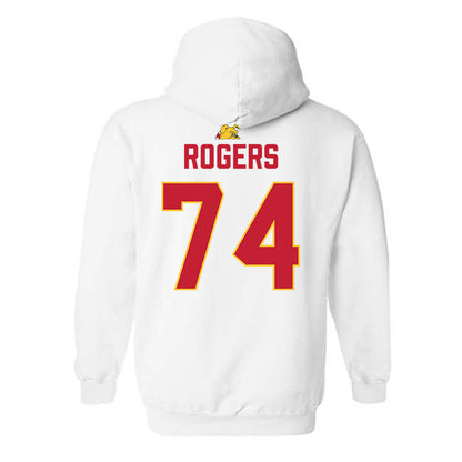 Ferris State - NCAA Football : Rashawn Rogers - 5 years National Champions Hooded Sweatshirt-1