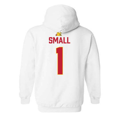 Ferris State - NCAA Football : Deion Small - 5 years National Champions Hooded Sweatshirt-1