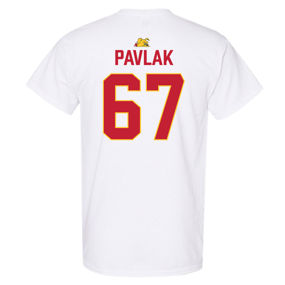 Ferris State - NCAA Football : Avery Pavlak - 5 years National Champions T-Shirt-1