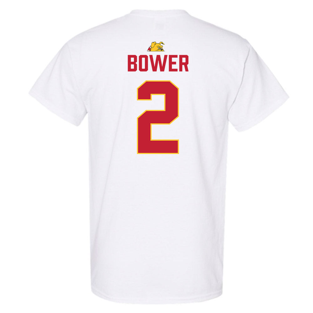 Ferris State - NCAA Football : Wyatt Bower - 5 years National Champions T-Shirt-1