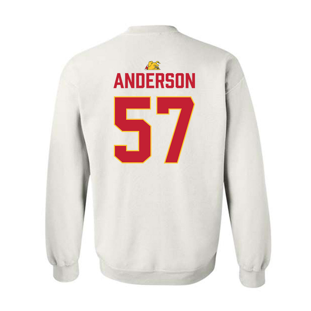 Ferris State - NCAA Football : Derek Anderson - 5 years National Champions Crewneck Sweatshirt-1