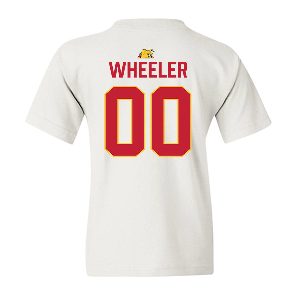 Ferris State - NCAA Football : Deshaun Wheeler - 5 years National Champions Youth T-Shirt-1