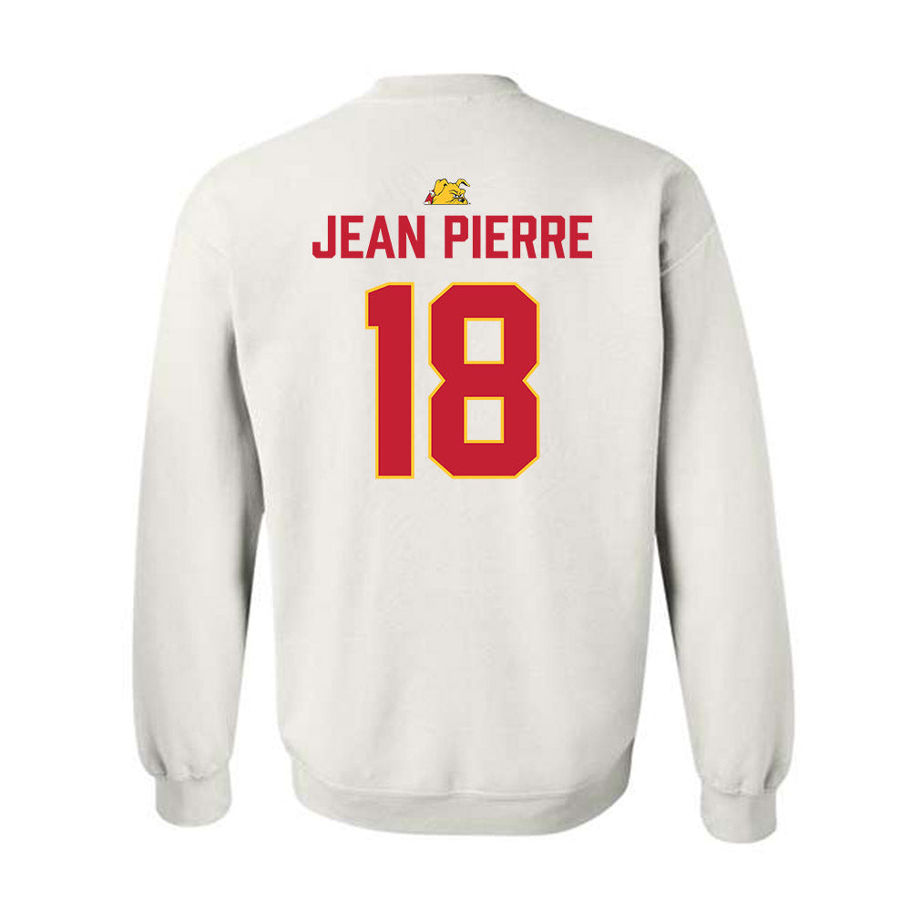 Ferris State - NCAA Football : Mervens Jean Pierre - 5 years National Champions Crewneck Sweatshirt-1