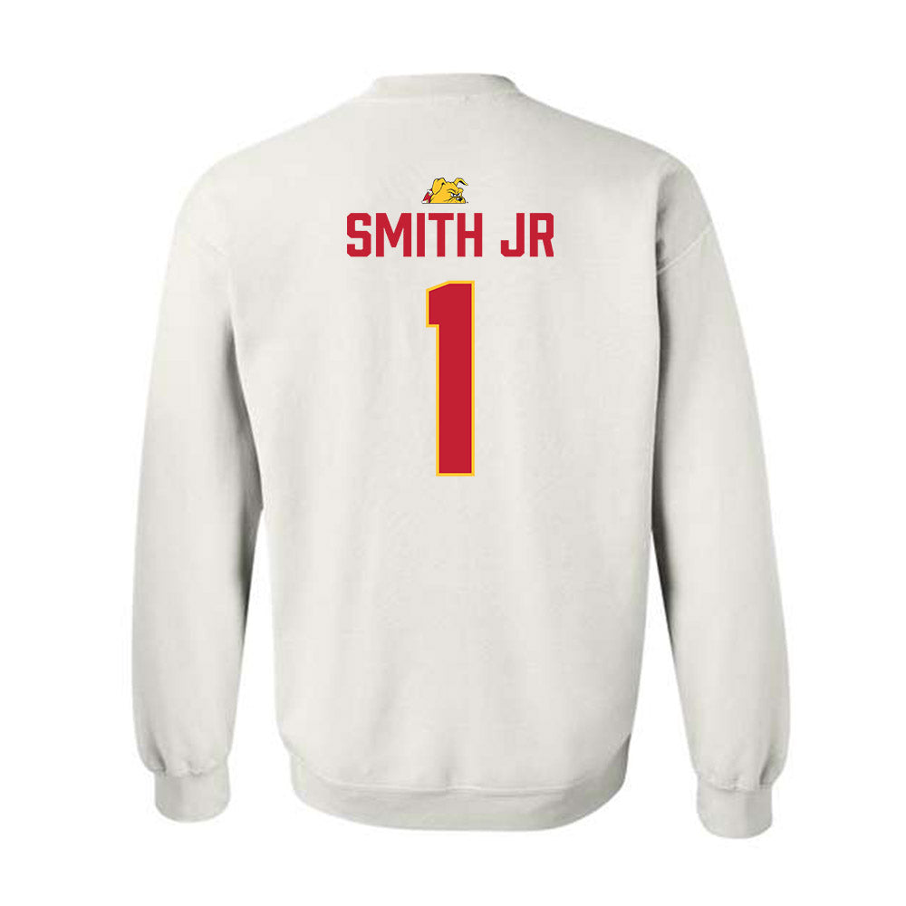 Ferris State - NCAA Football : Lento Smith Jr - 5 years National Champions Crewneck Sweatshirt-1