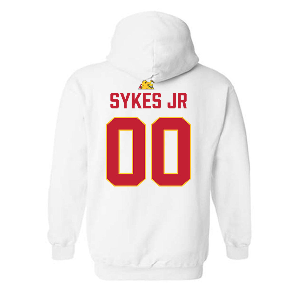 Ferris State - NCAA Football : Will Sykes Jr - 5 years National Champions Hooded Sweatshirt-1