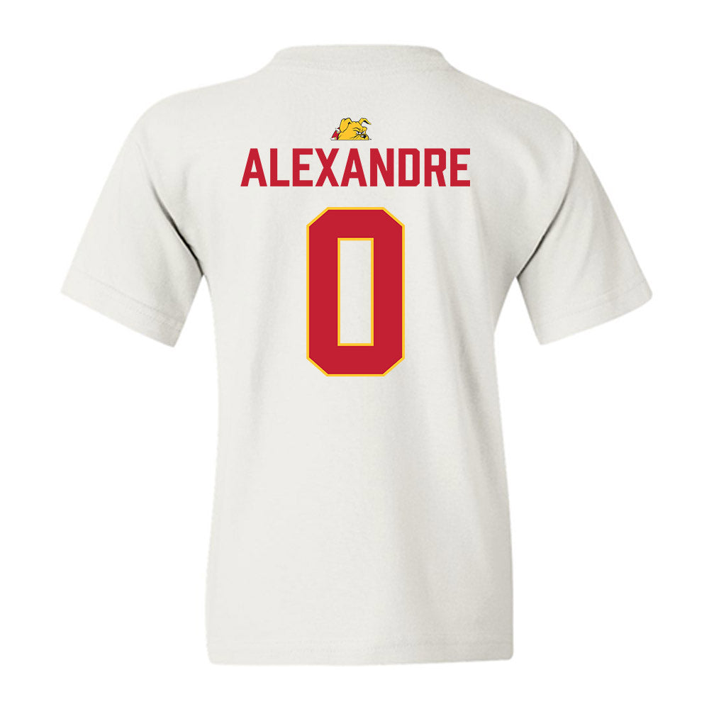 Ferris State - NCAA Football : Jacarvis Alexandre - 5 years National Champions Youth T-Shirt-1