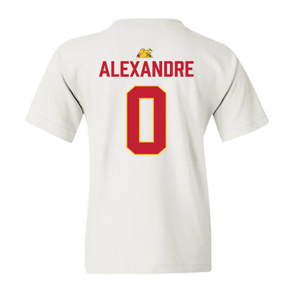 Ferris State - NCAA Football : Jacarvis Alexandre - 5 years National Champions Youth T-Shirt-1
