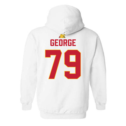 Ferris State - NCAA Football : Bryce George - 5 years National Champions Hooded Sweatshirt-1