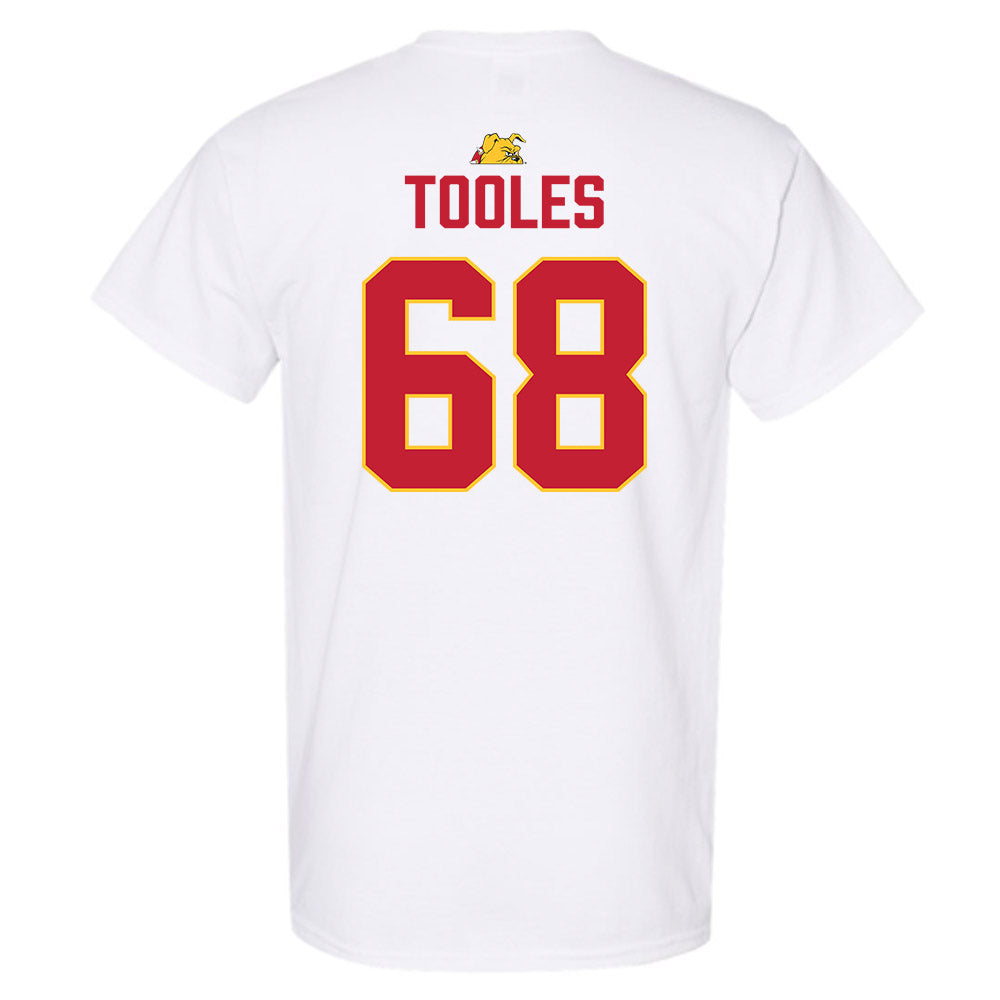Ferris State - NCAA Football : Jordan Tooles - 5 years National Champions T-Shirt-1