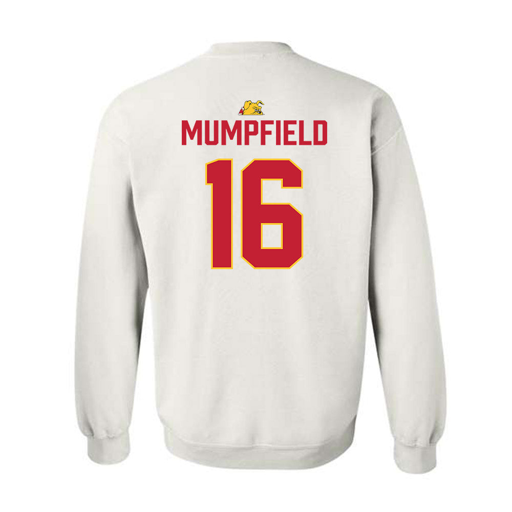 Ferris State - NCAA Football : Leeshaun Mumpfield - 5 years National Champions Crewneck Sweatshirt-1