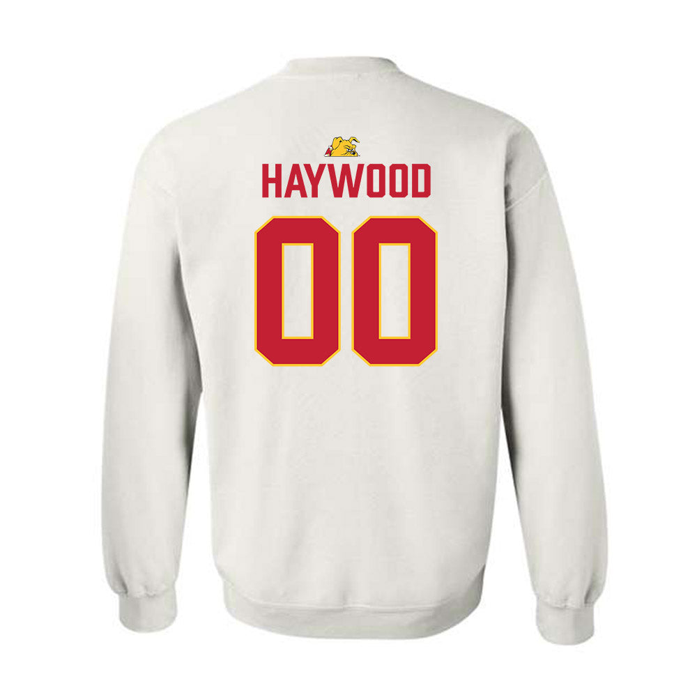 Ferris State - NCAA Football : Zackory Haywood - 5 years National Champions Crewneck Sweatshirt-1