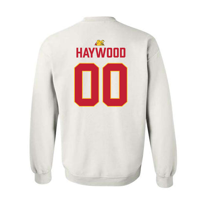 Ferris State - NCAA Football : Zackory Haywood - 5 years National Champions Crewneck Sweatshirt-1
