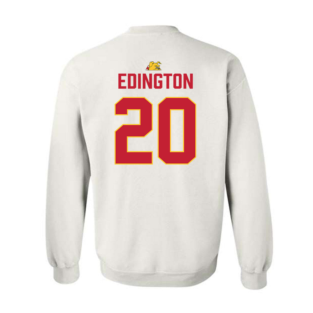 Ferris State - NCAA Football : Jaden Edington - 5 years National Champions Crewneck Sweatshirt-1