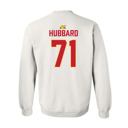 Ferris State - NCAA Football : Bubba Hubbard - 5 years National Champions Crewneck Sweatshirt-1