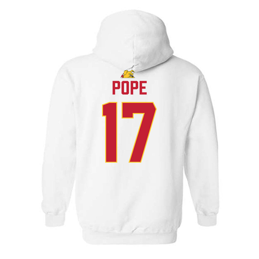 Ferris State - NCAA Football : Quentin Pope - 5 years National Champions Hooded Sweatshirt-1