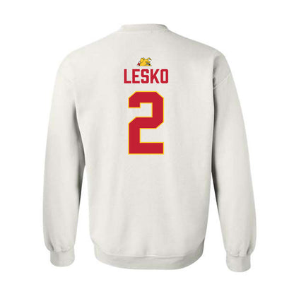 Ferris State - NCAA Football : Derek Lesko - 5 years National Champions Crewneck Sweatshirt-1