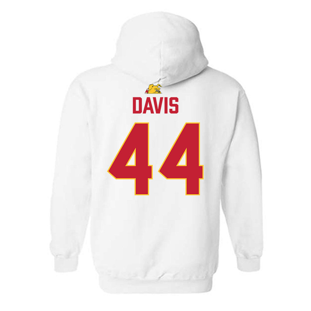 Ferris State - NCAA Football : Kailib Davis - 5 years National Champions Hooded Sweatshirt-1