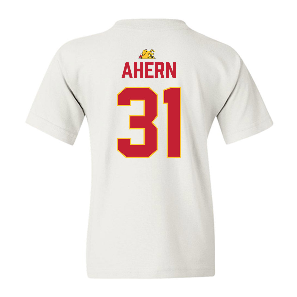 Ferris State - NCAA Football : Ryan Ahern - 5 years National Champions Youth T-Shirt-1