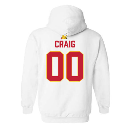 Ferris State - NCAA Football : Theotis Craig - 5 years National Champions Hooded Sweatshirt-1