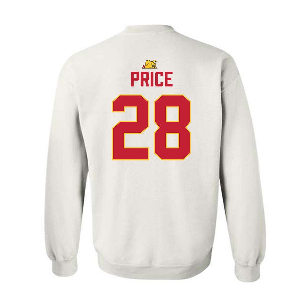 Ferris State - NCAA Football : Jakob Price - 5 years National Champions Crewneck Sweatshirt-1