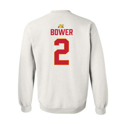 Ferris State - NCAA Football : Wyatt Bower - 5 years National Champions Crewneck Sweatshirt-1