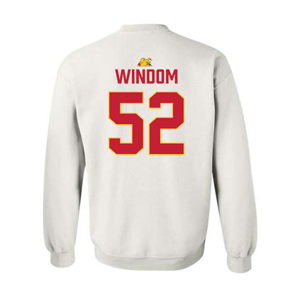 Ferris State - NCAA Football : Jarvis Windom - 5 years National Champions Crewneck Sweatshirt-1