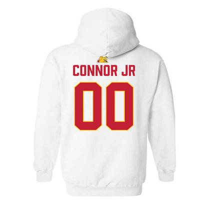 Ferris State - NCAA Football : Daniel Connor Jr - 5 years National Champions Hooded Sweatshirt-1
