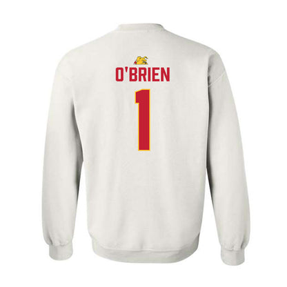 Ferris State - NCAA Football : Emari O'Brien - 5 years National Champions Crewneck Sweatshirt-1