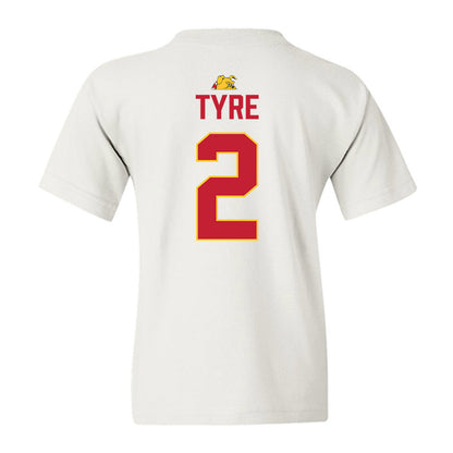 Ferris State - NCAA Football : Kelby Tyre - 5 years National Champions Youth T-Shirt-1