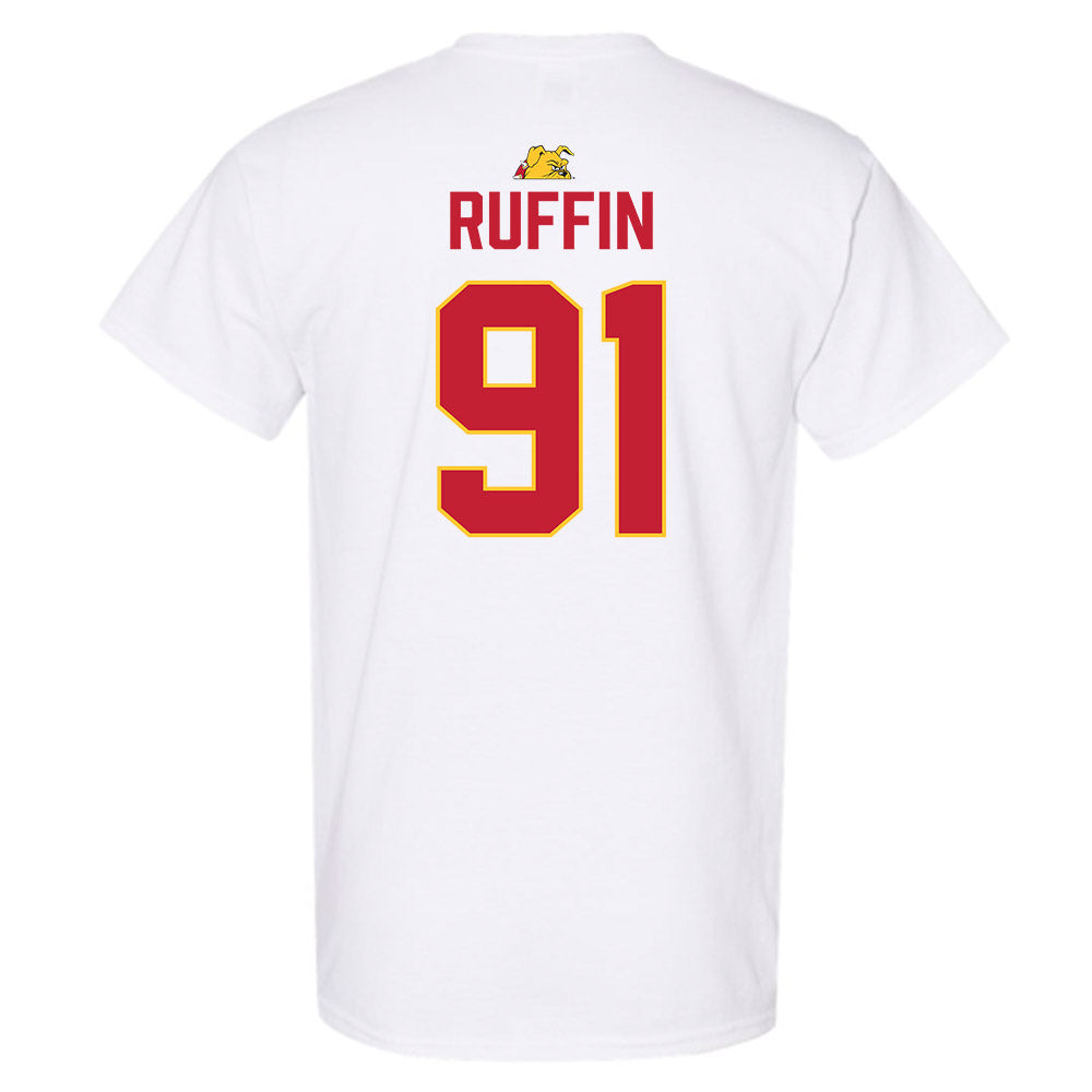 Ferris State - NCAA Football : J-vonne Ruffin - 5 years National Champions T-Shirt-1