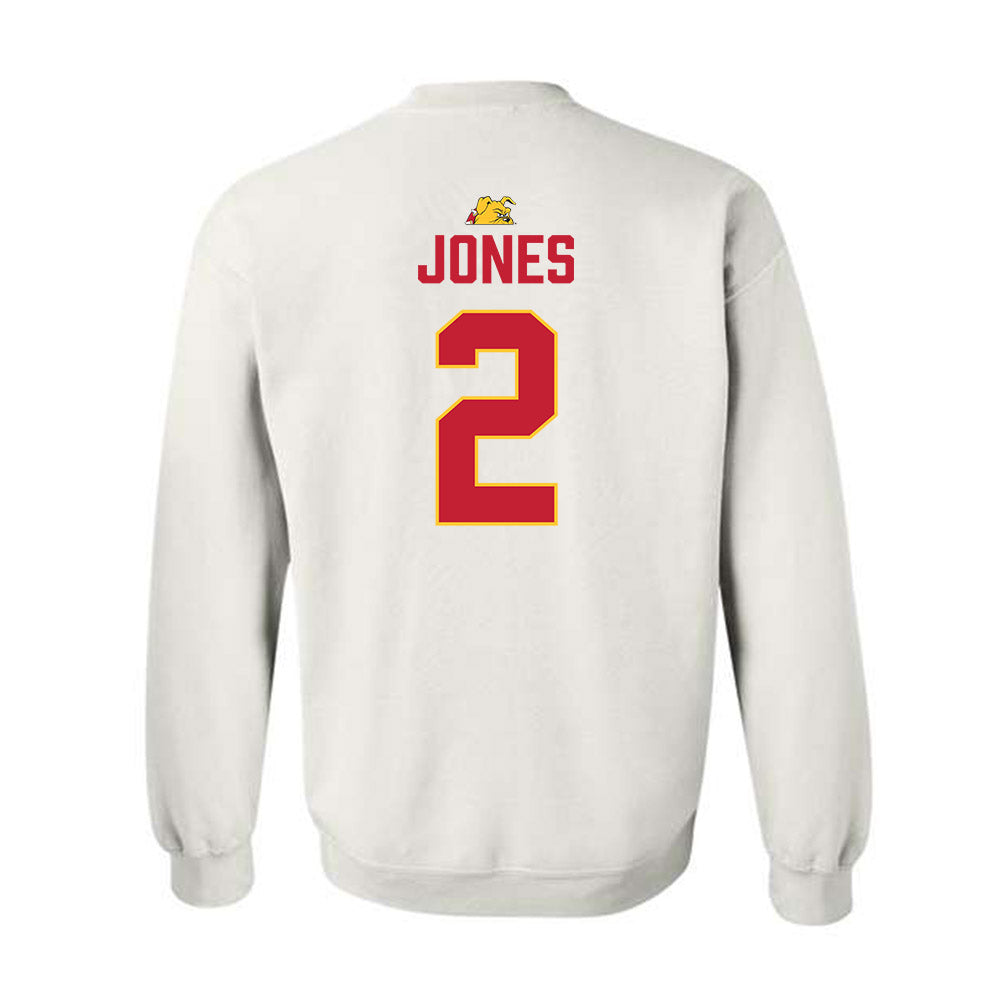 Ferris State - NCAA Football : Daviere Jones - 5 years National Champions Crewneck Sweatshirt-1