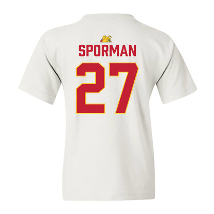 Ferris State - NCAA Football : Ben Sporman - 5 years National Champions Youth T-Shirt-1