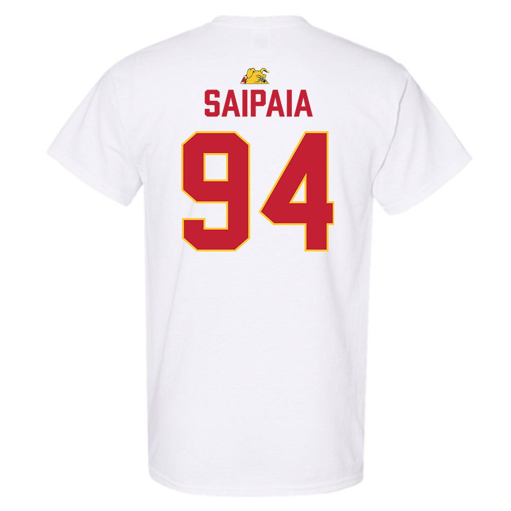 Ferris State - NCAA Football : Sio Saipaia - 5 years National Champions T-Shirt-1