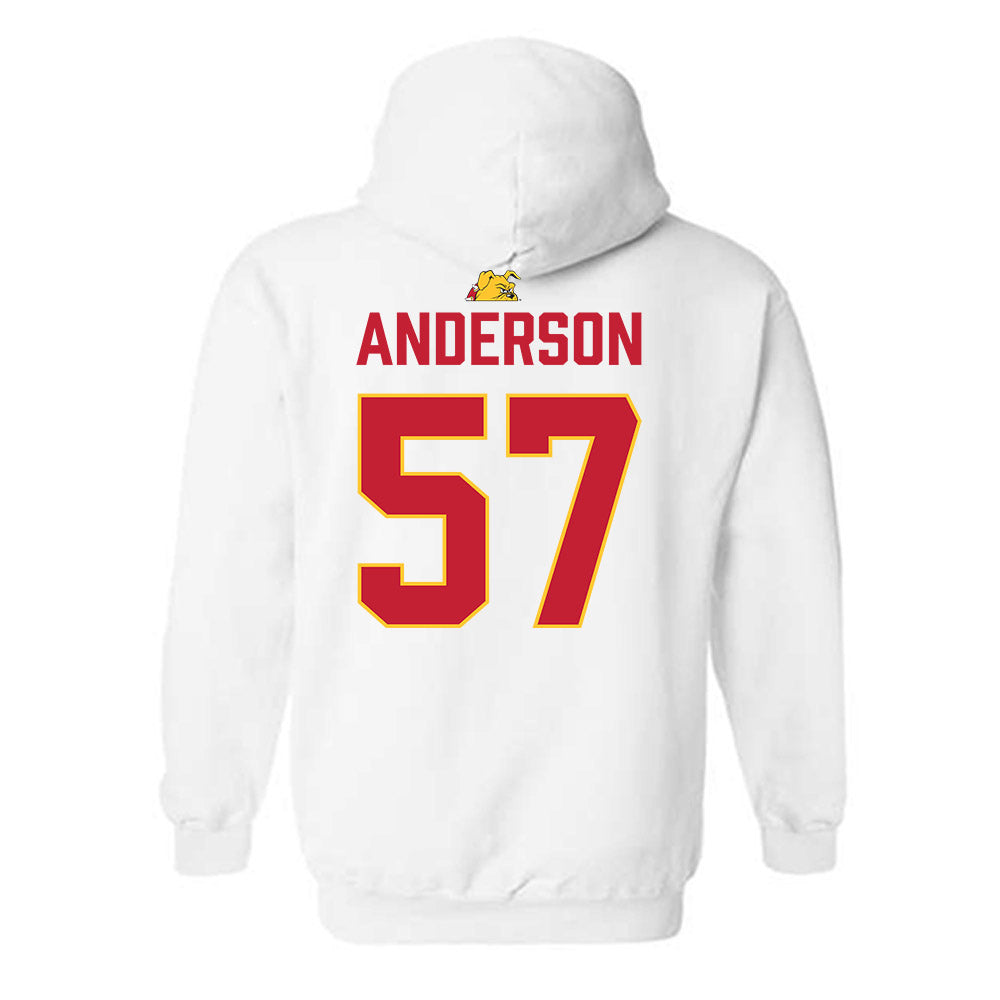 Ferris State - NCAA Football : Derek Anderson - 5 years National Champions Hooded Sweatshirt-1