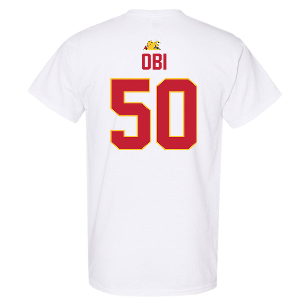 Ferris State - NCAA Football : Chimdindu Obi - 5 years National Champions T-Shirt-1